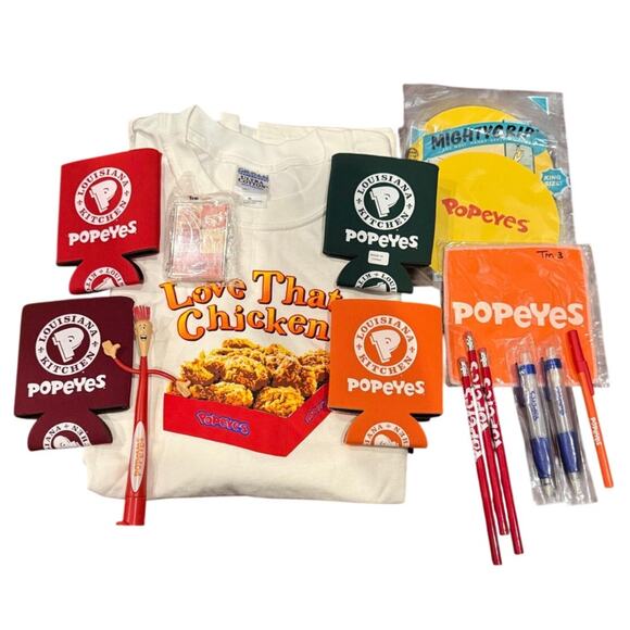 Popeyes Louisiana Kitchen Other - Popeyes Louisiana Kitchen Popeyes Chicken Promotional Pack 16 Items Included